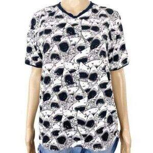 American Republic Shark short sleeve T-shirt sz M